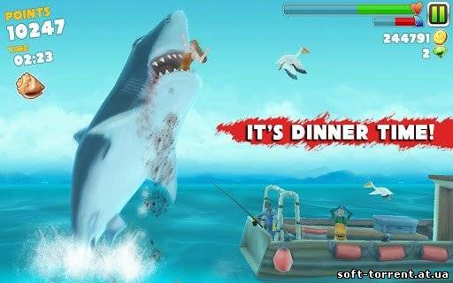 Установить Hungry Shark Evolution v.1.3.14 Скачать для Android