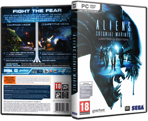 Скачать Aliens: Colonial Marines [v 1.0.195.745734+ 8 DLC] (2013) PC | Repack от R.G. Revenants на компьютер
